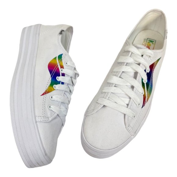 keds rainbow platform